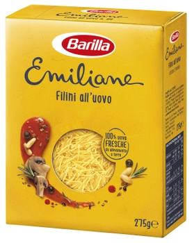 Макароны Barilla Emiliane Filini Филини с яйцом 275 г (8076809573054)