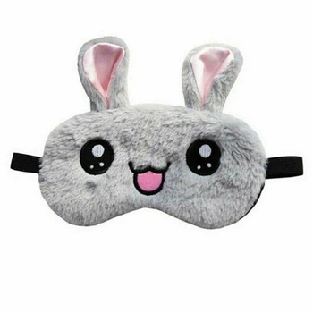 Маска для сну з гелевою вкладкою Silenta Funny Зайчик Grey (12980)