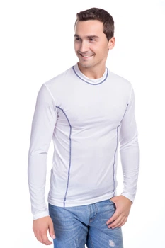 Лонгслів для спорту HUE 48(M) Білий (46907)