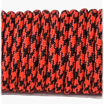 Паракордовий шнур Highlander Type III 550 Red Black Camo 4 мм
