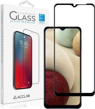 Защитное стекло ACCLAB 9H для смартфона Samsung Galaxy A12/A03/A03 Core/A04/A04S/A04E/А13 4G/M13/M13 5G/M23 5G Black (1283126509599)
