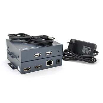 Одноканальный активный удлинитель HDMI сигнала по UTP кабелю. Дальность передачи: до 200 метров, cat5e/cat6e 1080P/3D Voltronic YT-SCPE HDM-200m1080Р-USB