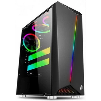 Корпус 1stPlayer R3-3R1 Color LED Black + БП 1stPlayer PS-600AX 600W 80 Plus Bronze