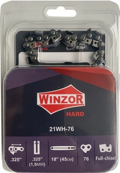 Ланцюги Winzor HARD 21WH-76 / 0,325"/ 1,5 мм./ 76 ланок (50 см.)