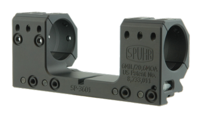Моноблок Spuhr SP-4601. d - 34 мм. Medium. 6 MIL/20.6 MOA. Picatinny (3728.00.03)