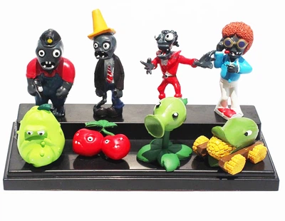 Ігровий набір Plants vs Zombies F3 8 фігурок Героїв (Рослини проти зомбі)