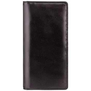 Чоловічий шкіряний гаманець-купюрник Visconti MZ6 Turin (Italian Black)