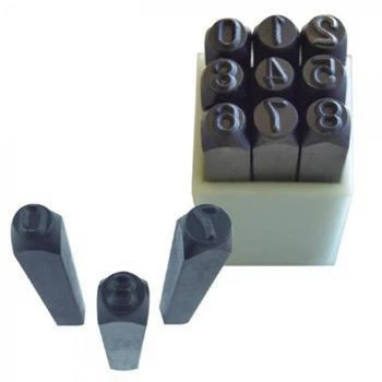 Набор штампов стальных (числовых) JBM (9 шт) (1/4"-5mm) (52882)