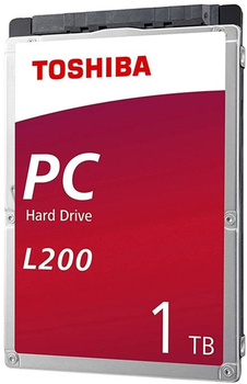 Жорсткий диск Toshiba L200 1TB 5400rpm 128MB HDWL110UZSVA 2.5" SATAIII