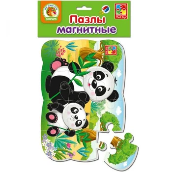 Магнітні пазли "Панда"