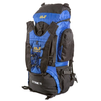 Рюкзак туристический Jack Wolfskin 70л Black-Blue 5958