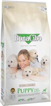 Сухой корм для щенков BonaCibo Puppy Lamb&Rice с мясом ягненка и рисом 15 кг (BC405727)