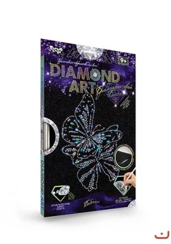 Набор для креативного творчества "diamond art", "Бабочки"