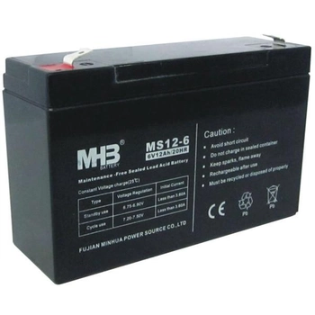 Aккумулятор MHB battery MS12-6 необслуживаемый герметичный AGM 12Ач 6В