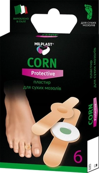 Пластир Milplast Corn Protective для сухих мозолів 6 шт. (8017990118853)