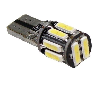Светодиодная лампа&nbsp;Т10 W5W 10SMD 7020 canbus Autoexpect 12V Белая (10706)