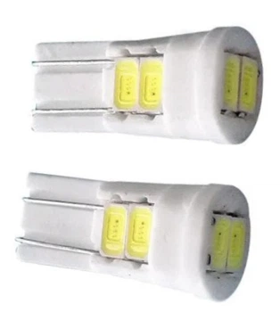 Светодиодная лампа&nbsp;Т10 W5W 6SMD 5630 керамическая Autoexpect 12V Белая (10279)