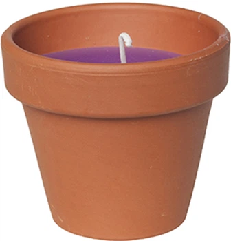 Свеча Candle pot Стандарт h10*11*0,6 фиолетовый (000001350)