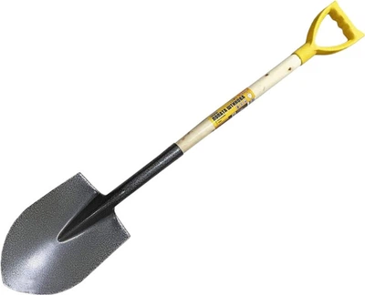 Лопата штыковая Mastertool 205х280х1200 мм Молотковая покраска с деревянной ручкой и древком (14-6268)