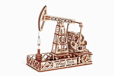 Механический 3D пазл Wood Trick Нефтяная вышка 120 эл.
