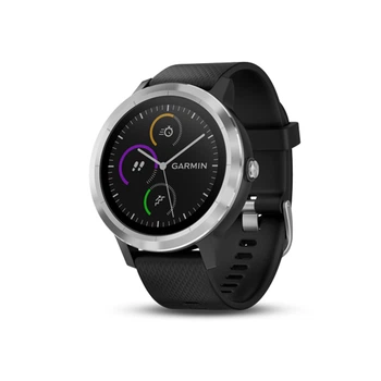 GARMIN Vivoactive 3 Silver with Black Silicon - Восстановленные