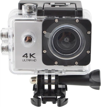 Водонепроницаемая спортивная экшн камера Delta H16-6 4K Wi Fi Silver