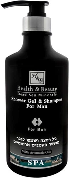 Гель-шампунь для душу Health&Beauty для чоловіків 780 мл (7290014043497)