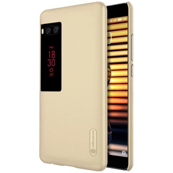 Пластиковий чохол NILLKIN Frosted Shield для Meizu PRO 7 Plus - Gold