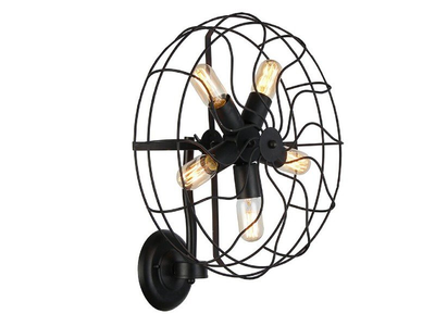 Бра AZzardo FAN FLMD01-BK