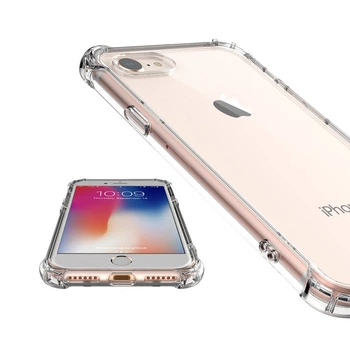 Противоударный прозрачный cиликоновый чехол на iPhone 7 (1799 iPhone 7)