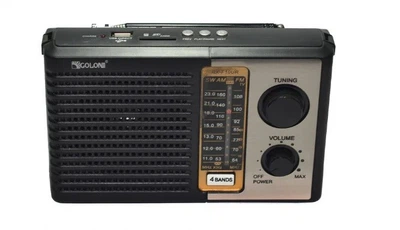 Радиоприёмник-колонка аккумуляторный Golon F10 MP3 USB SD Черный (IG748859623)