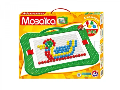 Мозаика ТехноК №5, 240 шт, 13мм, 4 цвета (3374)