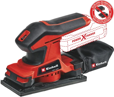 Шліфмашина вібраційна Einhell TC-OS 18/187 Li - Solo без акумулятора та зарядного пристрою (4460725)