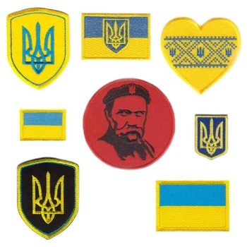 Украинские нашивки (флаги и гербы) Embroidery (73458)