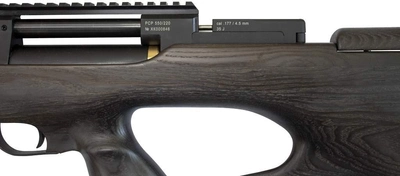 Пневматична гвинтівка (PCP) ZBROIA Козак 550/220 (кал. 4,5 мм, чорний)