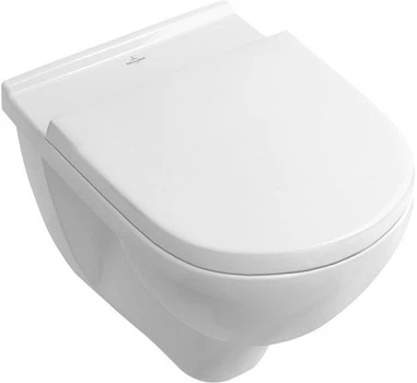 Унитаз настенный под инсталляцию безободковый белый VILLEROY&BOCH O.NOVO без сиденья 5660R001