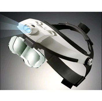 Бинокулярная лупа Magnifier 81001-H LED 1x-6x