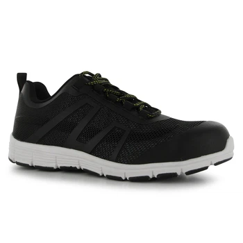 Кроссовки рабочие с металлическим подноском Dunlop Maine Mens Safety Shoes 45 (29,5) Черные (18106603-R)