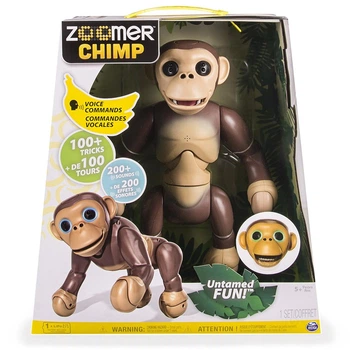 Интерактивный Шимпанзе с голосовыми командами - Zoomer Chimp, Spin Master - 143424