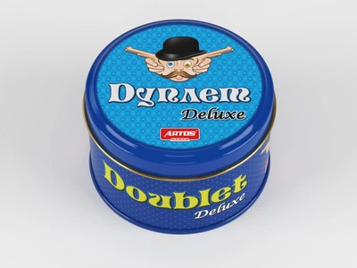 Настольная игра "Дуплет Deluxe" 1038 в металлической коробке 3363602