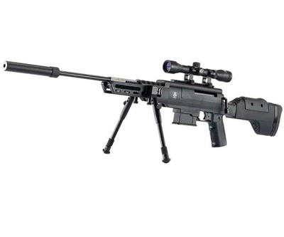 Гвинтівка пневматична, воздушка Norica Black OPS Sniper + приціл 4x32 + сошки. 16651181