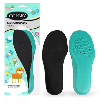 Дитячі ортопедичні устілки профільовані з супінатором Corbby KIDS ORTOPEDIC розмір 32/33/34 6348С