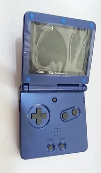 Портативная игровая приставка Game Boy Advance SP+TFT карта (синий