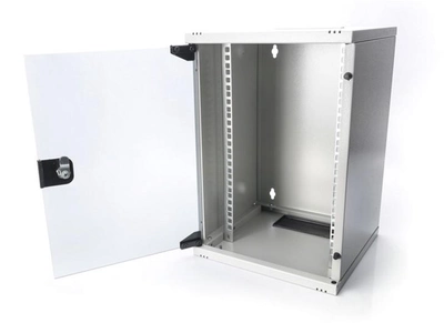 Шкаф настенный серверный Digitus Professional 10" со стеклянной дверью 9U Серый (DN-10-09U)