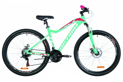 Велосипед 27.5" Optimabikes алюминиевыйPINA AM 14G DD алюминиевый 2019 (голубой с малиновым) OptimaBikes OPS-OP-27.5-036