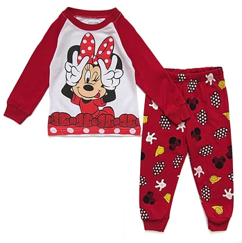 Пижама Minnie Mouse Baby Joe для девочки 90 см Красная с белым 7932