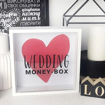 Копилка для денег Wedding money-box 22x22x5 см