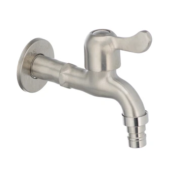 Кран для холодной воды 1/2 Mixxus BIB-03 удлиненный (нержавеющая сталь) (SS0052)