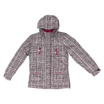 Зимова куртка SNO F18J322-Black_Raspberry світло-сірий з рожевим 140 - 146 см (F18J322-Black_Raspberry-10)