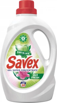 Гель для стирки Savex Parfum Lock 2in1 Fresh, 1.1 л (20 стирок)